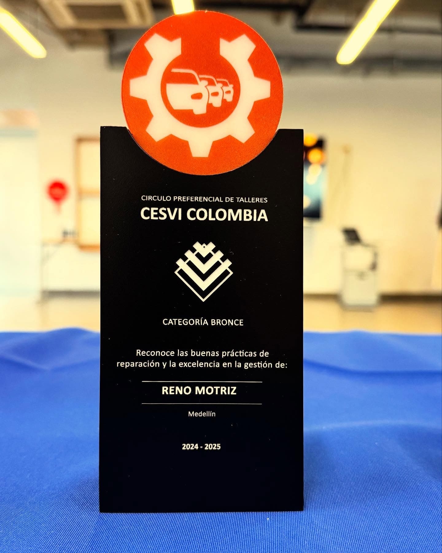 Reconocimiento de CESVI Colombia a Reno Motriz, Círculo Preferencial de Talleres